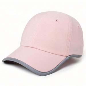 Gorra Deportiva de Alta Calidad para Mujer con Ribete Reflectante 3M, Gorra de Running Personalizada OEM sin Espalda para Cola de Caballo, Nuevo Diseño - Product Image 3