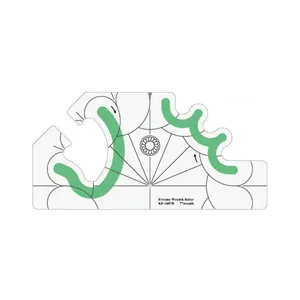 DS-KF-1607B 통치자 자유 공예 재봉, acryclic 패치 작업 질조 재단 도구 재단 도구 깨끗한 템플릿 스케일