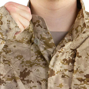 OEM Camouflage Hunting Suit Full Sleeve Hooded <b>Zipper</b> <b>Jacket</b> and Pants Set for Men - Product Image 5