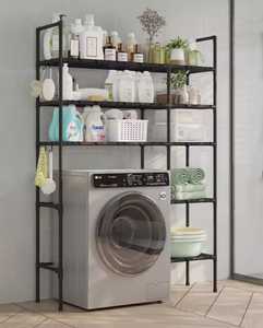 Over Toilet Storage Shelf Floor Standing Bathroom Organizer <b>Rack</b> No Drill Space Saver Toilet Storage Shelf Stand - Product Image 3