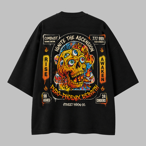 T-shirt Homme Oversize de Haute Qualité, Imprimé Sérigraphié, Manches Courtes, Uni, 100% Coton, Streetwear, Grammage Lourd, Décontracté - Product Image 1