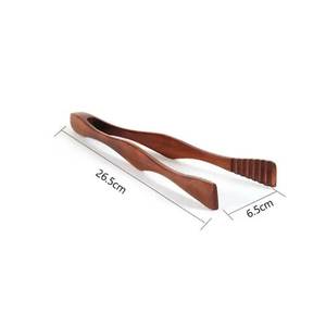 Stylish Gold wood texture Tone Food <b>Serving</b> <b>Tong</b> For Home And Restaurant Kitchen Use Offset with Custom logo Packing - Product Image 1