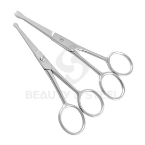 Ensemble de ciseaux à ongles de qualité supérieure avec des extrémités arrondies et un alignement professionnel pour une manucure délicate et précise - Product Image 1