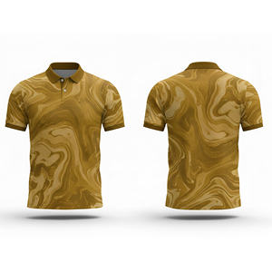 เสื้อโปโลพิมพ์ลายดิจิตอลแบบซับลิเมชั่น – เสื้อทีมพิมพ์ลายทนต่อการซีดจางสำหรับผู้ชาย ผู้หญิง และเยาวชน แห้งเร็ว ระบายอากาศได้ดี เหมาะสำหรับการเล่นกีฬา - Product Image 5