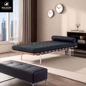 Barcelona Çekyat Küçük Daire Modern Minimalist Tek Kişilik Dinlenme Ofisi Çift Kullanımlı Model Oda Uyku Koltuğu - Product Image 3