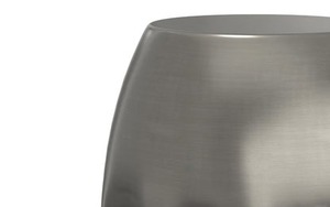 Table basse en métal texturé moderne de style fonderie, design contemporain, meuble décoratif pour salon - Product Image 3