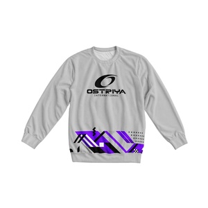 Sudaderas de Cuello Redondo para Hombre, de Alta Calidad, en Poliéster/Algodón, Estilo Urbano, Modernas, con Estampado Sólido, Casuales, para Invierno - Product Image 1