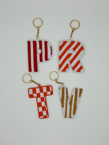 Top quality Beaded Luxury charms <b>Keychain</b> with <b>Custom</b> Tag & Design Handmade Color Changing Feature for Bag Charms at low price - Product Image 3