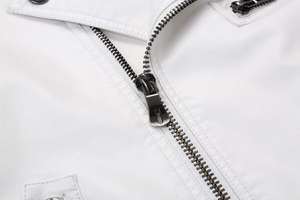 Veste d'hiver pour homme, nouvelle collection 2026, coupe ajustée, style tendance, veste en cuir tendance - Product Image 6