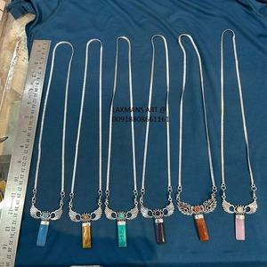 Pendentif de mode en pierre en gros de l'inde pendentif en pierre pendentifs de mode breloques en pierre breloques de mode pendentifs chakra indien - Product Image 1