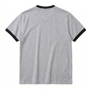 Men Heavyweight Pure Cotton Vintage Acid Wash Handmade Oversized Boxy O-Neck Short Sleeve T Shirt Custom Design Customised - Product Image 2