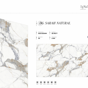 Azulejos de porcelana mate con aspecto de piedra de lujo, cristalinos, de 800x1600, 1200x1800, 750x1500 mm, losas grandes para decoración de interiores de alta gama. - Product Image 1