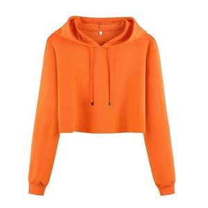 Sweat-shirts à capuche décontractés en molleton imprimé et uni 100 % coton pour femme – Vêtements d'extérieur chauds et tendance pour l'hiver - Product Image 1