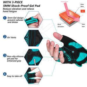 Guantes de ciclismo ligeros para bicicleta de carretera, guantes antideslizantes para entrenamiento y ciclismo, guantes de ciclismo transpirables - Product Image 4