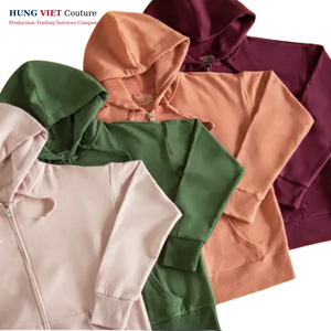 เสื้อมีฮู้ดผ้าฝ้าย100% วินเทจซักได้400แกรมเฮฟวี่เวทผ้าหนาคุณภาพสูงสไตล์ลำลองสีทึบกำหนดเองสำหรับฤดูใบไม้ร่วง - Product Image 2