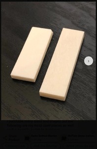 Dalles de Os de Chameau Naturel Écologiques Sculptées à la Main avec Motif Unique Style Amour pour Poignées de Couteaux – Prix de Gros - Product Image 5