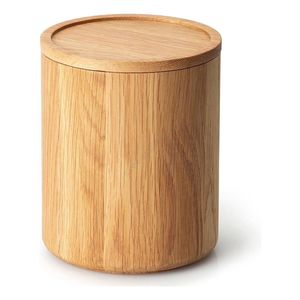 Juego de Azucarera Redonda de Madera para el Hogar, Utensilios de Cocina para Hierbas y Especias, Aptos para Lavavajillas y Horno, para Ingredientes de Condimento - Product Image 1
