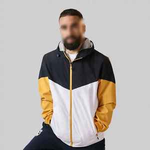 Chaqueta Impermeable de Moda, Chaqueta Impermeable para Hombre con Logotipo Personalizado, Chaqueta Cortavientos para Hombre de Alta Calidad al por Mayor - Product Image 4