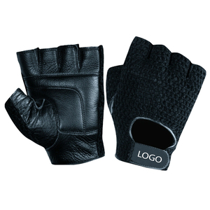 Nuevos Guantes de Gimnasio Unisex Antideslizantes de Medio Dedo, de Cuero, Cómodos para Fisicoculturismo, Ejercicio, Levantamiento de Pesas, Transpirables - Product Image 1