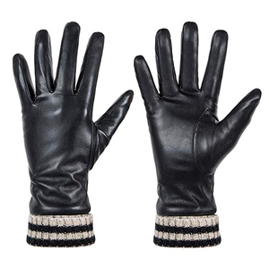 Men’s Soft Goatskin Leather <b>Gloves</b> – Premium Winter Wear, <b>Touchscreen</b> Friendly, Outdoor Performance - Product Image 5