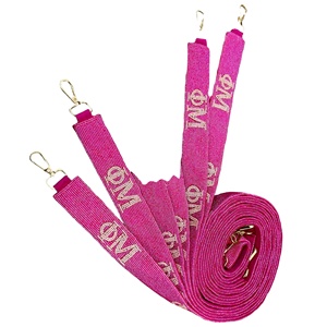 Sangle de sac à main perlée Zeta Tau Alpha, faite main, élégante, durable, en coton, taille personnalisable, pour les supporters de la sororité et les jours de match - Product Image 5