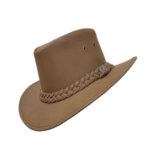 Sombrero de Vaquero de Cuero Unisex, Personalizado con Rayas, Estilo Occidental, Deportivo, de Verano, Ajustable, Fabricación OEM/ODM con Marca Personalizada - Product Image 5