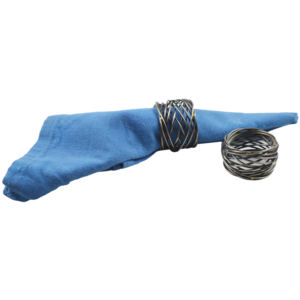 Anillos para servilletas de alambre y soporte para paños de mesa, diseño de vajilla con acabado pintado, chapado y pulido de alta calidad, soporte para servilletas - Product Image 2