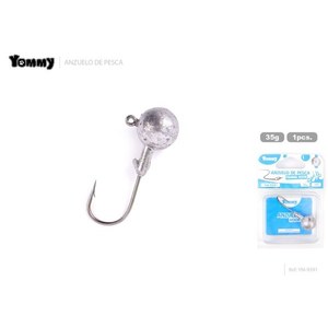 Anzuelo de pesca Yommy de 35g con cabeza de plomo para aparejos de pesca - Product Image 1