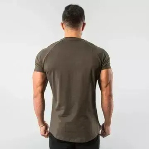 T-shirt de compression vintage de luxe de haute qualité 100% coton avec impression personnalisée, vêtements de sport pour hommes, t-shirt de compression à manches courtes - Product Image 6