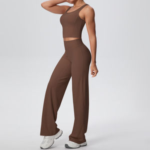 Ensemble de yoga 3 pièces pour femme, best-seller, coupe ajustée, tenue de sport, veste zippée, soutien-gorge de sport, leggings taille haute, vêtements de sport pour la gym - Product Image 5