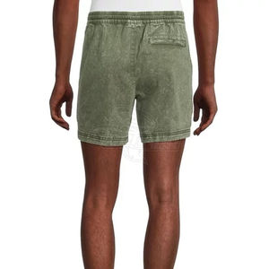 Pantalones Cortos Deportivos de Alta Calidad para Hombre con Logotipo Personalizado, Pantalones Cortos Casuales de Algodón Suave con Cordón y Bolsillos, Verano 275gsm - Product Image 2