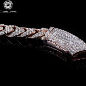 สร้อยคอ Charm_Jewells สำหรับผู้ชาย ประดับมุกน้ำจืดทรงกลมเจียระไนแบบ Brilliant Cut ได้รับการรับรองจาก IGI เงินแท้ 925 ชุบทอง 14K - Product Image 4