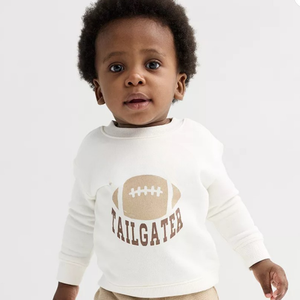 Playera de Algodón Orgánico para Bebé, Estilo Holgado, Cómoda, de Manga Larga, para Uso Casual - Product Image 1
