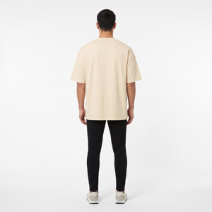 T-shirt imprimé surdimensionné pour homme avec motif animal poisson - 100% coton anti-plis style streetwear - Orange - Product Image 2