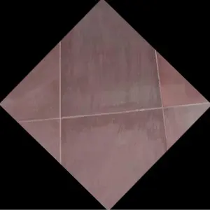 Azulejos de cerámica marrón de superficie lisa y duradera, juego de cuatro azulejos cuadrados para pisos de casa, patio, balcón, cocina y baño - Product Image 3