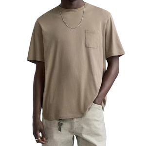 100% coton hommes T-Shirt haute qualité poids lourd plaine surdimensionné impression personnalisée broderie hommes personnalisé blanc T-Shirt - Product Image 1