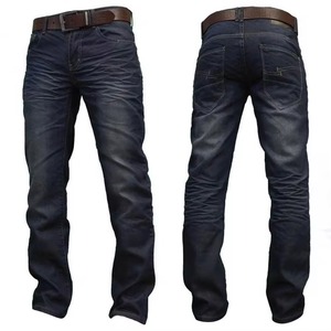 Jeans en denim pour hommes, tendance, 100 % coton, écologiques, design personnalisé, qualité supérieure, coupe droite, vente en gros - Product Image 4
