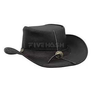 Chapeaux d'équitation de style haut de gamme pour sports équestres, avec logo personnalisable, pour courses et activités de plein air, en cuir durable, vente en gros - Product Image 3