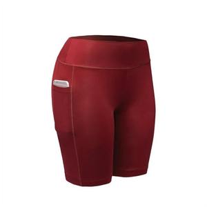 Shorts Deportivos de Alta Calidad para Mujer, con Logotipo Personalizado, 2 en 1, para Yoga y Running, con Diseño Sólido, Cintura Media, Estilo Biker - Product Image 4