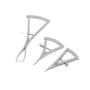 Calibre osseux dentaire Castroviejo en acier, manuel, réutilisable, pour usage hospitalier - Product Image 1