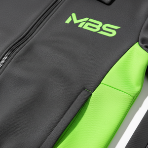 Custom Men Tracksuit Set Neon Green Contrast Sportswear <b>Zip</b> <b>Up</b> <b>Jacket</b> Jogger Pants 2 Piece Slim Fit Athletic Training Suit - Product Image 4
