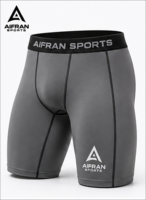 Shorts de compression unisexe à séchage rapide et respirants, pour l'entraînement sportif, taille mi-haute, coupe ajustée, pour la course et la gym en été