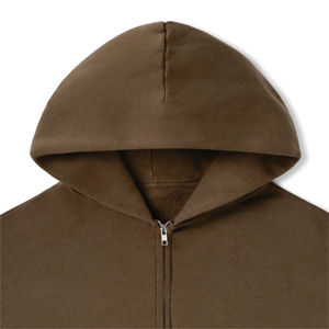 Sweat à capuche tendance personnalisé avec logo imprimé en relief, épais, pour homme et femme, style streetwear, fabriqué par des fabricants à prix de gros - Product Image 2