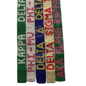 กระเป๋าเงินประดับลูกปัดคริสตัลสไตล์อินเดียแบบสายคล้องสีและโลโก้ตามสั่งสำหรับใช้ในชีวิตประจำวัน - Product Image 1