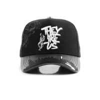 Casquette de baseball en jean à imprimé animal personnalisé 4UGEAR, 5 panneaux, 100 % coton, tissu courant, réglable, unisexe, chapeau de sport, image OEM ODM