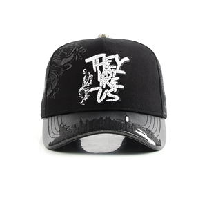 Gorra de Béisbol de Mezclilla con Estampado Animal Personalizado 4UGEAR, 5 Paneles, 100% Algodón, Tejido Común, Ajustable, Unisex, Gorra Deportiva, Imagen OEM ODM - Product Image 1