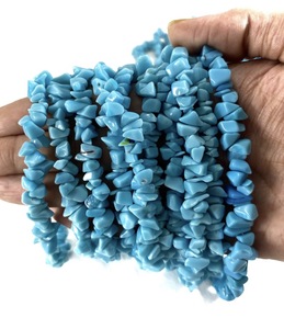 Pépites de turquoise naturelle brutes non taillées, perles de pierres précieuses en vrac |   Perles de turquoise en vrac pour la fabrication de bijoux - Product Image 3