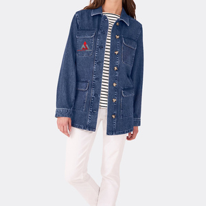 Chaqueta Vaquera de Invierno para Mujer, Cierre de Botones, Estilo Urbano, Venta al Por Mayor de Fábrica - Product Image 3