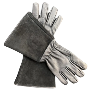 Gants de soudure en cuir durables, résistants à la chaleur et aux coupures, à manches longues, avec logo personnalisé, respirants et anti-vibrations pour la menuiserie - Product Image 5
