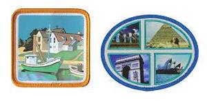 Patch en coton 3D pour sublimation, patchs en tissu vierges pour sublimation, patchs en dentelle, patch en coton vierge en caoutchouc pour vêtements - Product Image 6